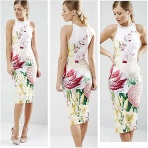 Ted Baker London "Julee" Encyclopedia Floral Dress